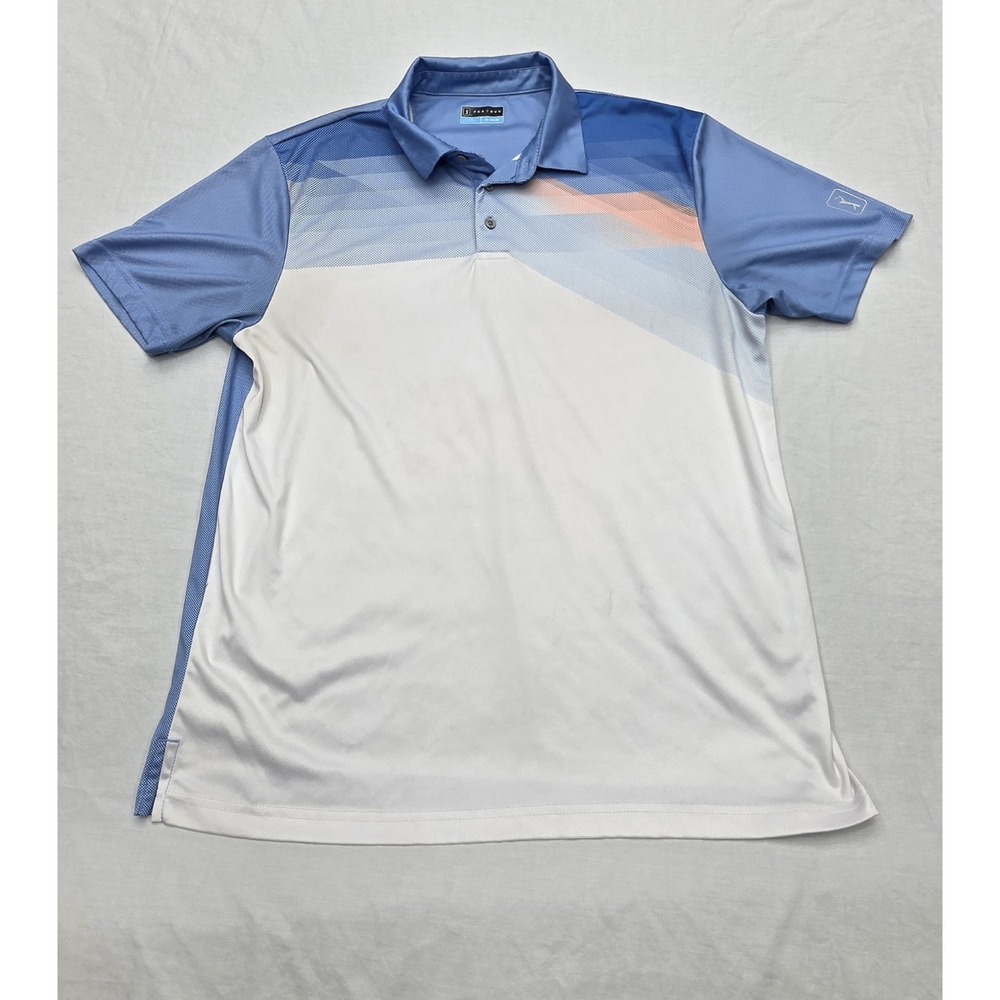 PGA Tour Men's Multicolored‎ Golf Polo Shirt Size XL
